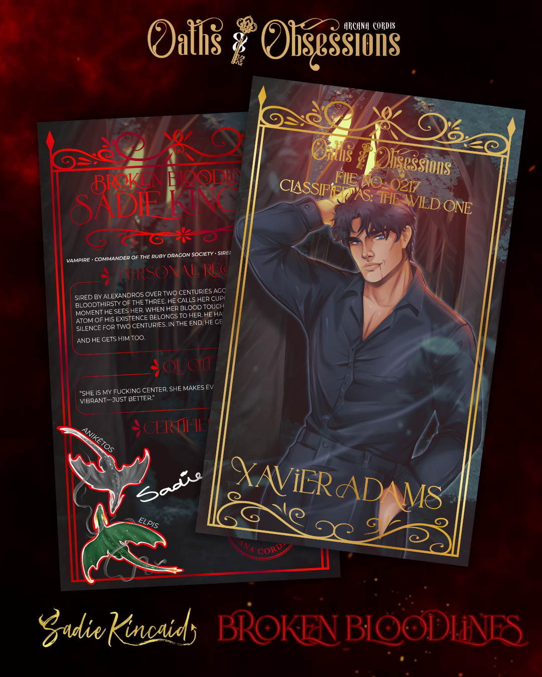 DISCOUNTED OVERSTOCK SALE Broken Bloodlines by Sadie Kincaid