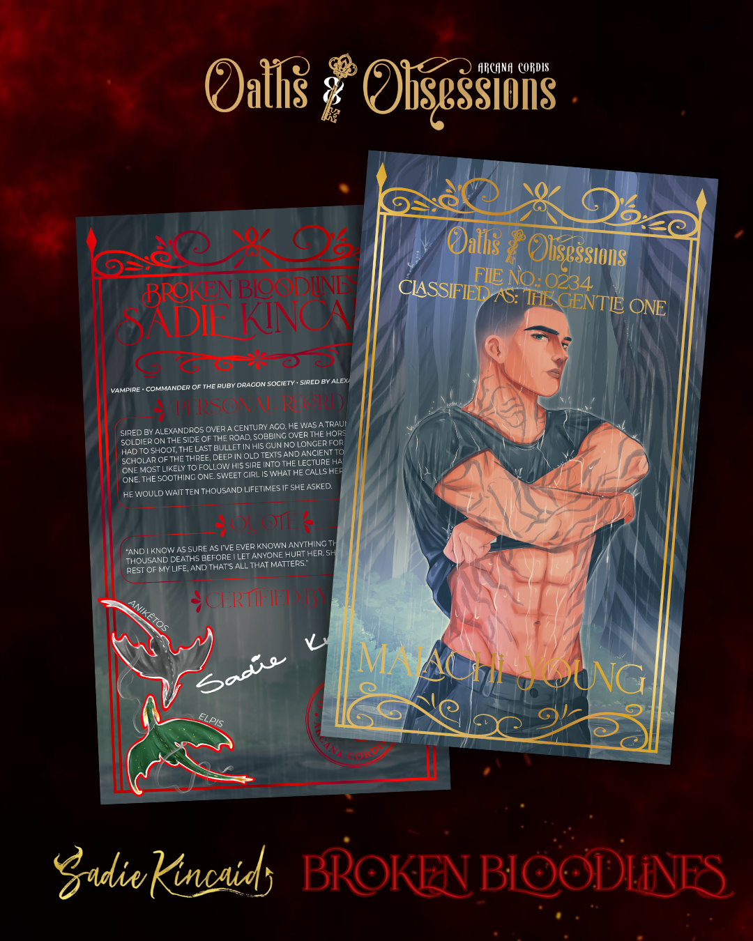 DISCOUNTED OVERSTOCK SALE Broken Bloodlines by Sadie Kincaid